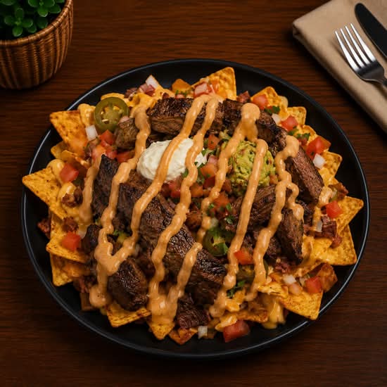 Loaded Steak Nachos