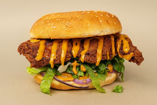 Butter Chicken Burger