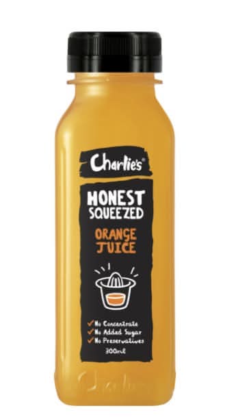 Charlie's Squeezed Orange juice (300ml)