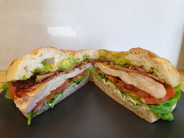Grilled Chicken Club Sandwich