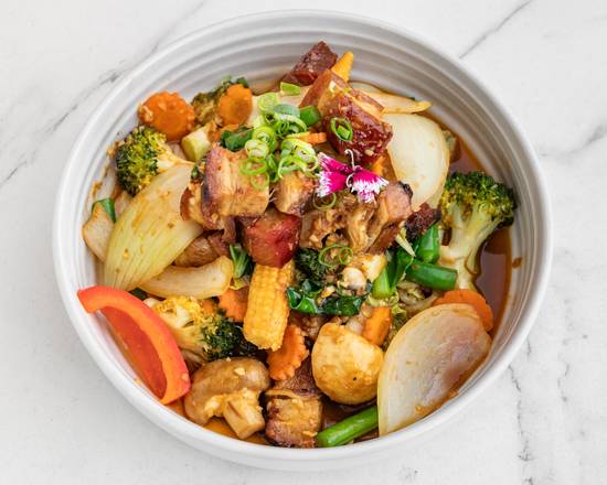 Stir Fried Crispy Pork with Vegetables