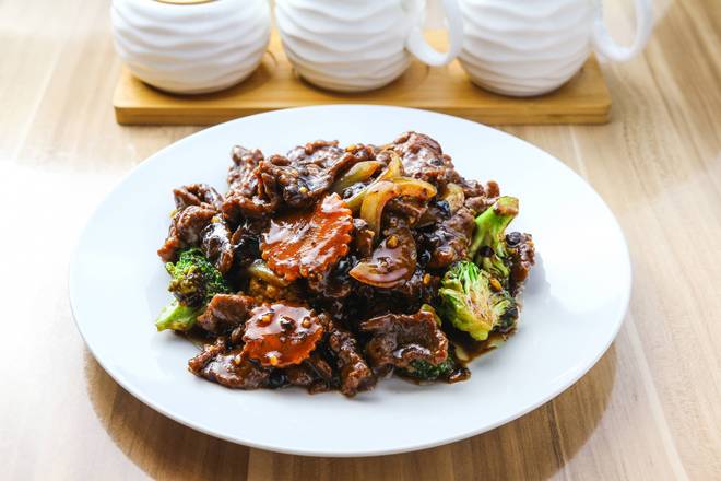 Stir Fried Black Bean Dish